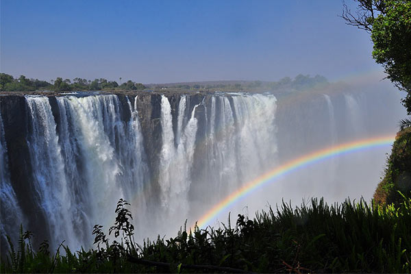 Rainbow on Victoria Falls